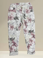 Pantalon (Fleurs Lamées)