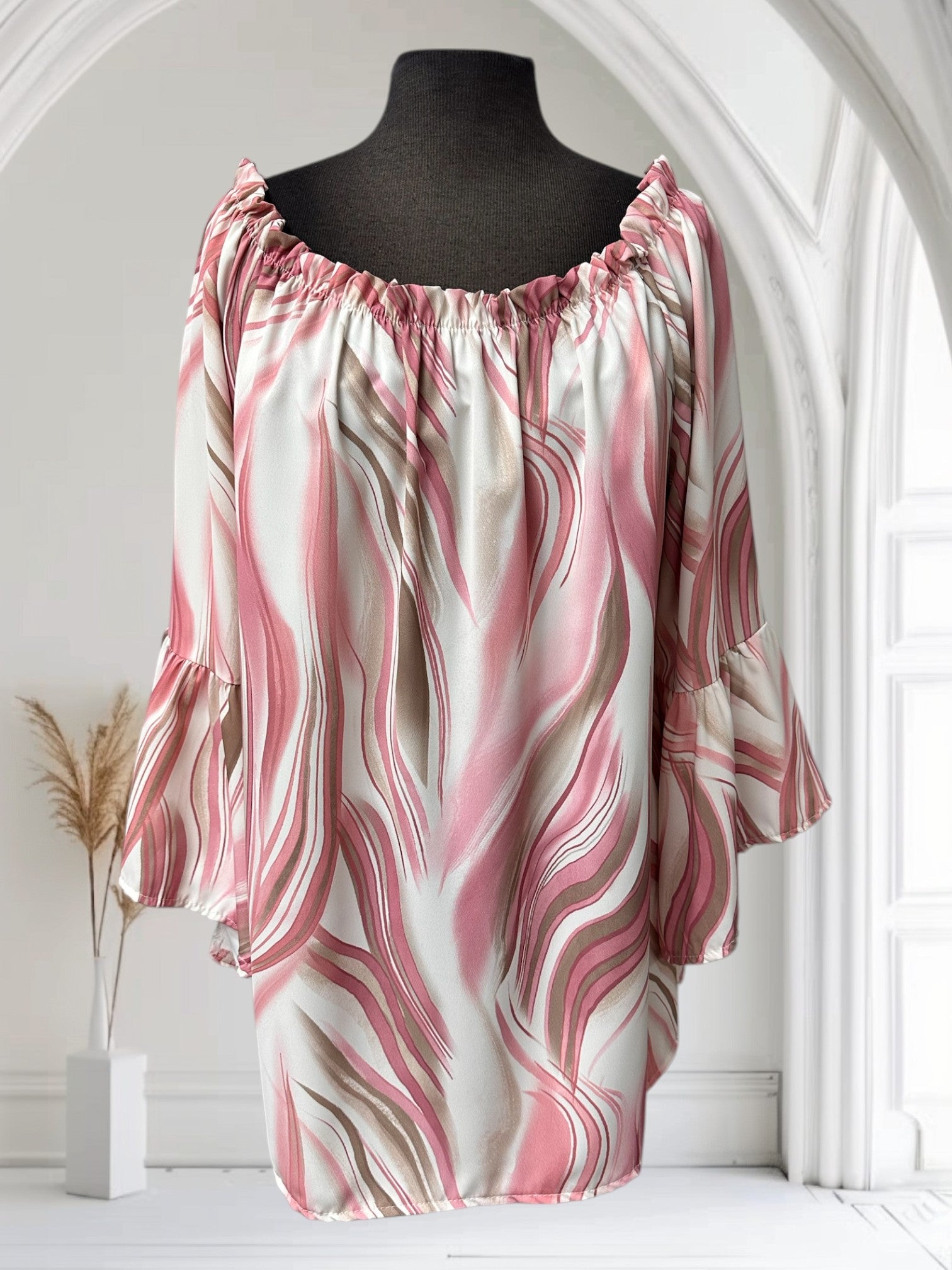 Blouse avec manches amples (Motifs)