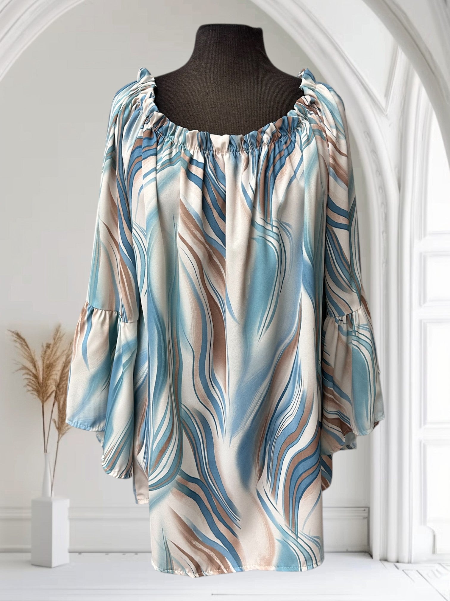 Blouse avec manches amples (Motifs)