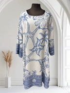 Robe (Fleurs et Palmiers)