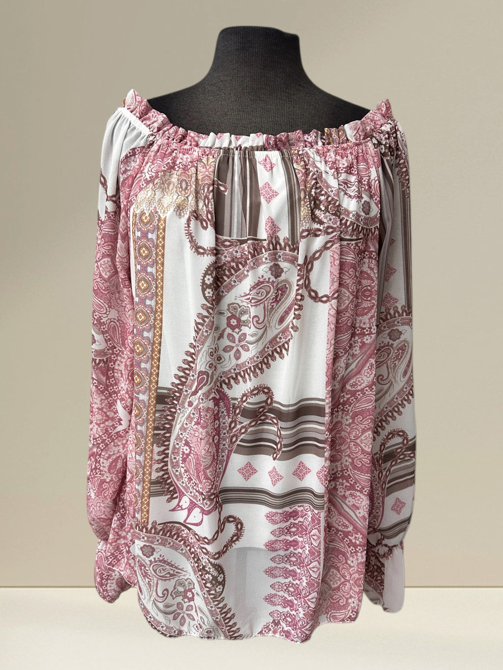 Blouse (motif paisley)