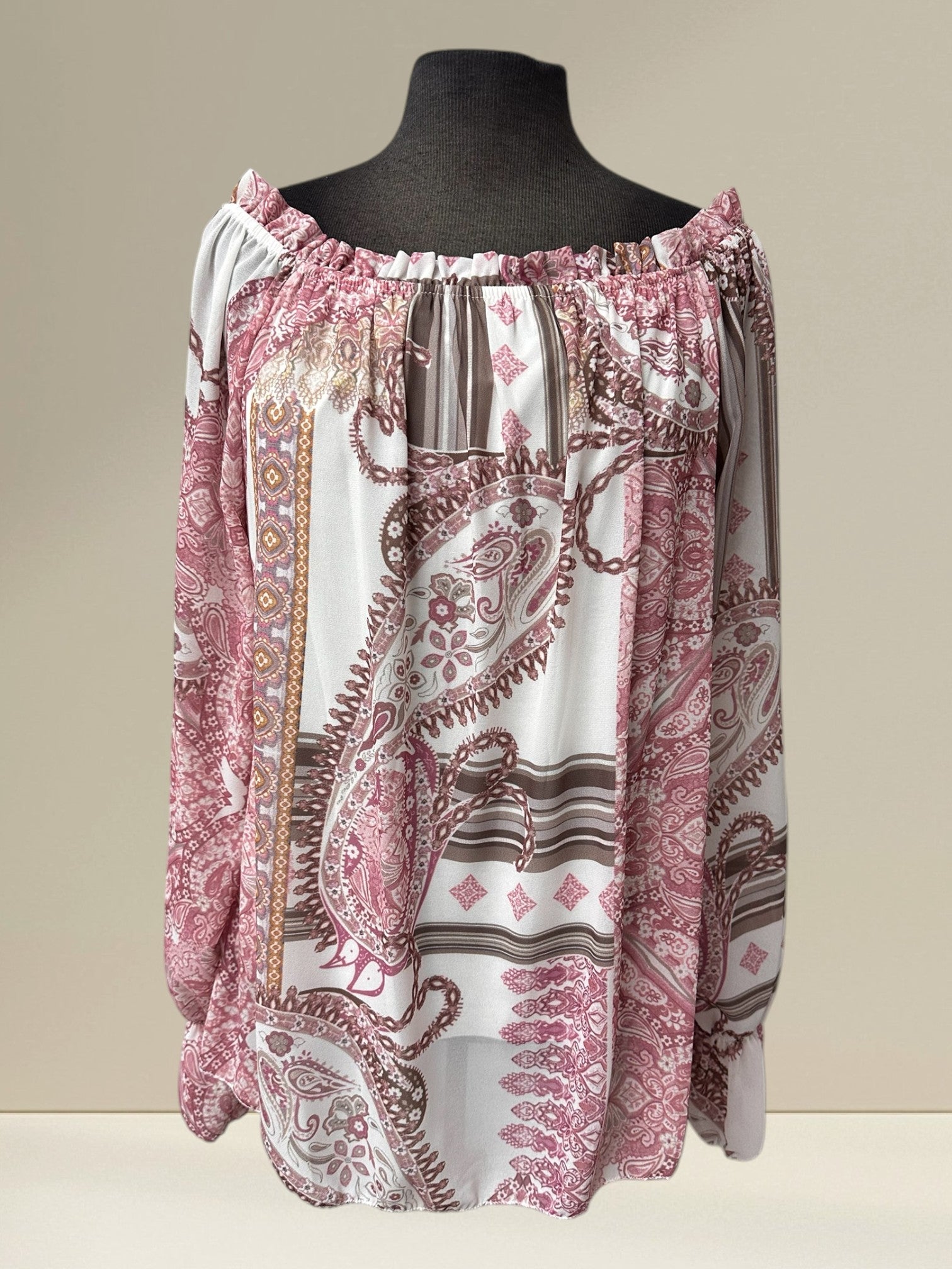 Blouse (motif paisley)