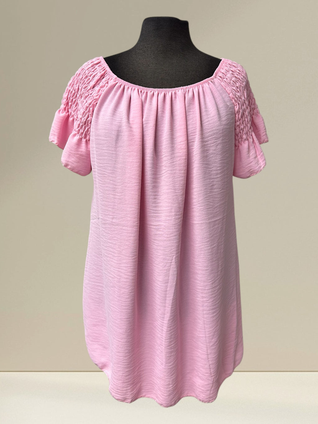 Blouse (manches courtes unies)