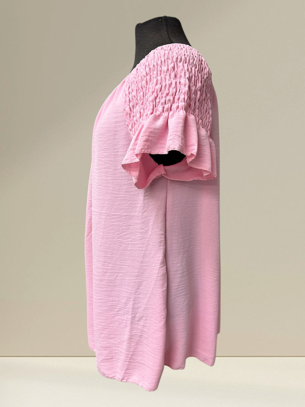 Blouse (manches courtes unies)