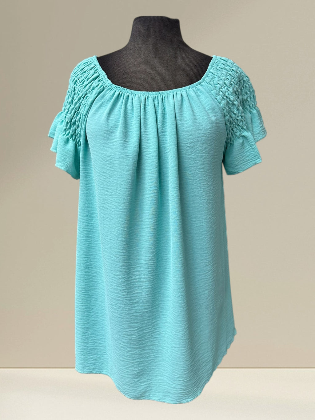 Blouse (manches courtes unies)