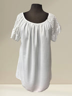 Blouse (manches courtes unies)