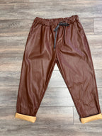 Nouveauté pantalon en cuir automne/hiver 2024-2025- BOUTIQUE SYLBELLE