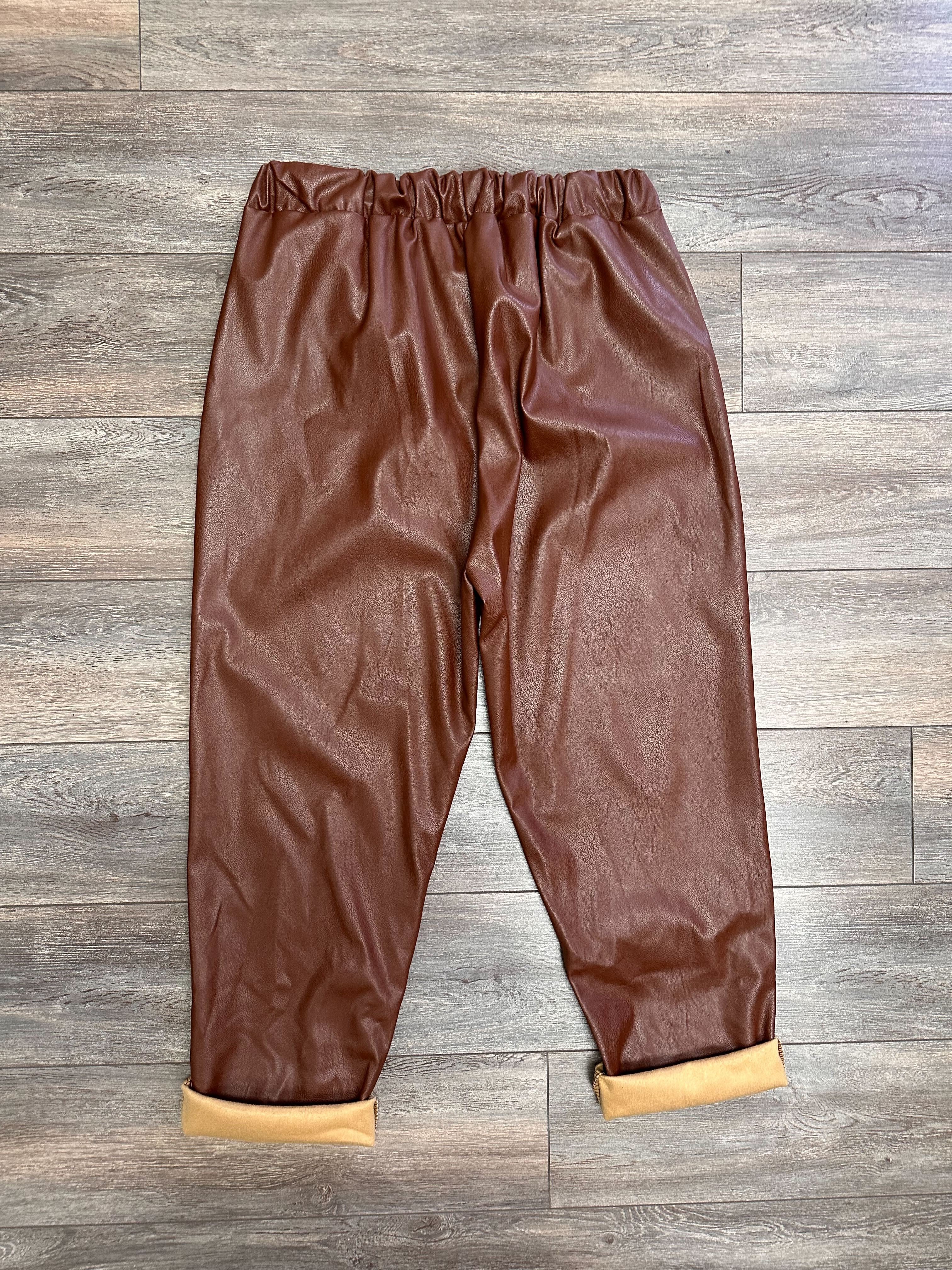 Nouveauté pantalon en cuir automne/hiver 2024-2025- BOUTIQUE SYLBELLE