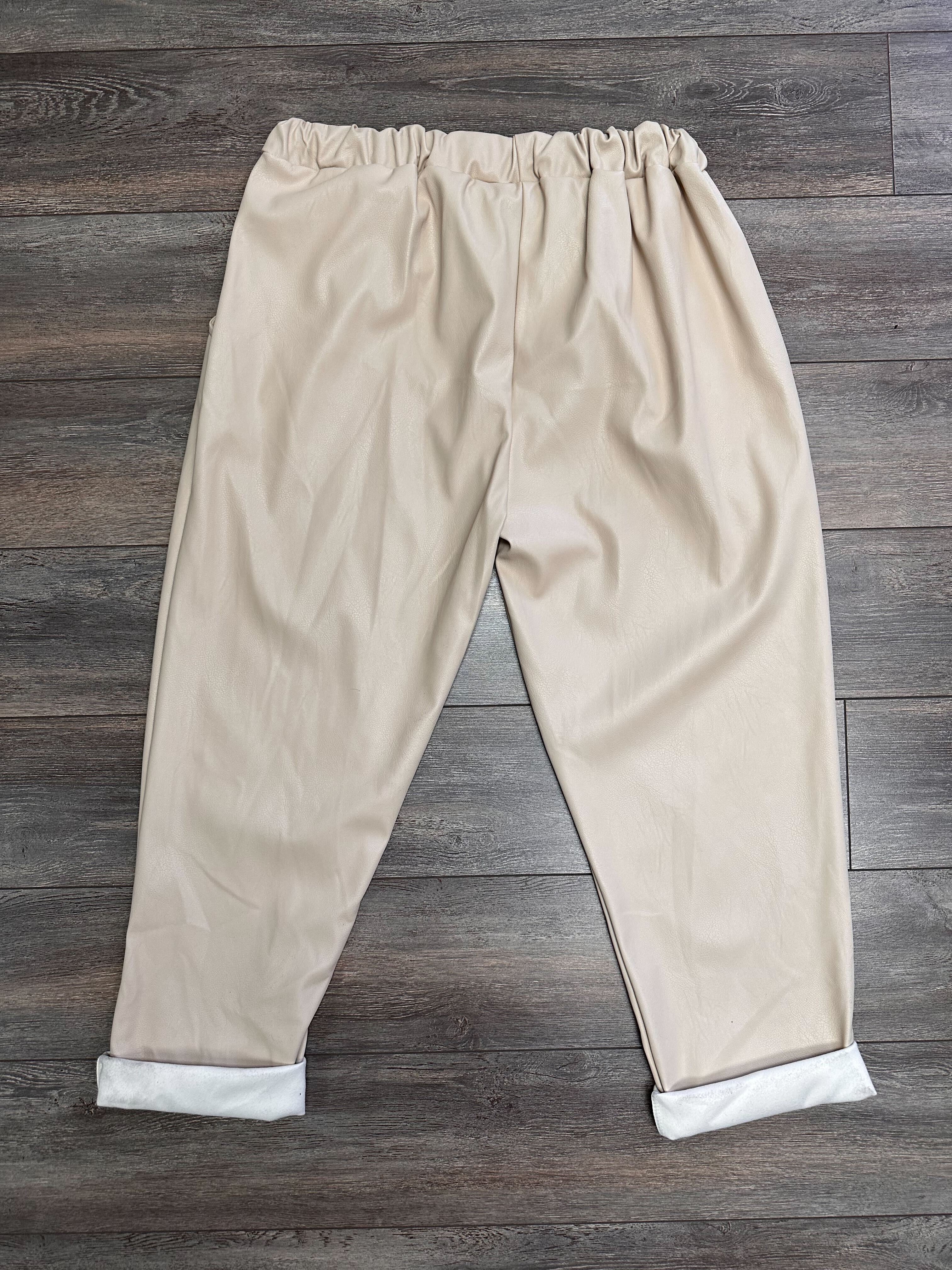 Nouveauté pantalon en cuir automne/hiver 2024-2025- BOUTIQUE SYLBELLE