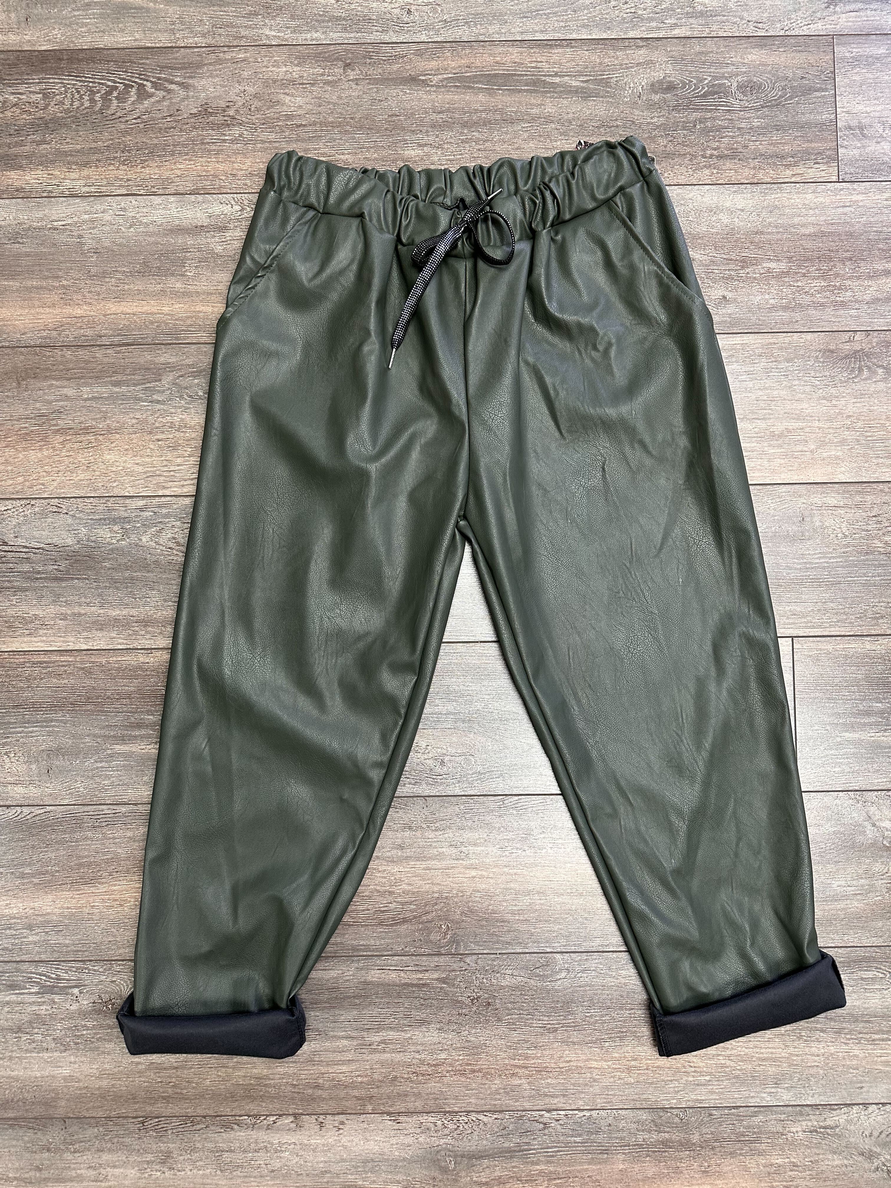 Nouveauté pantalon en cuir automne/hiver 2024-2025- BOUTIQUE SYLBELLE