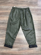 Nouveauté pantalon en cuir automne/hiver 2024-2025- BOUTIQUE SYLBELLE