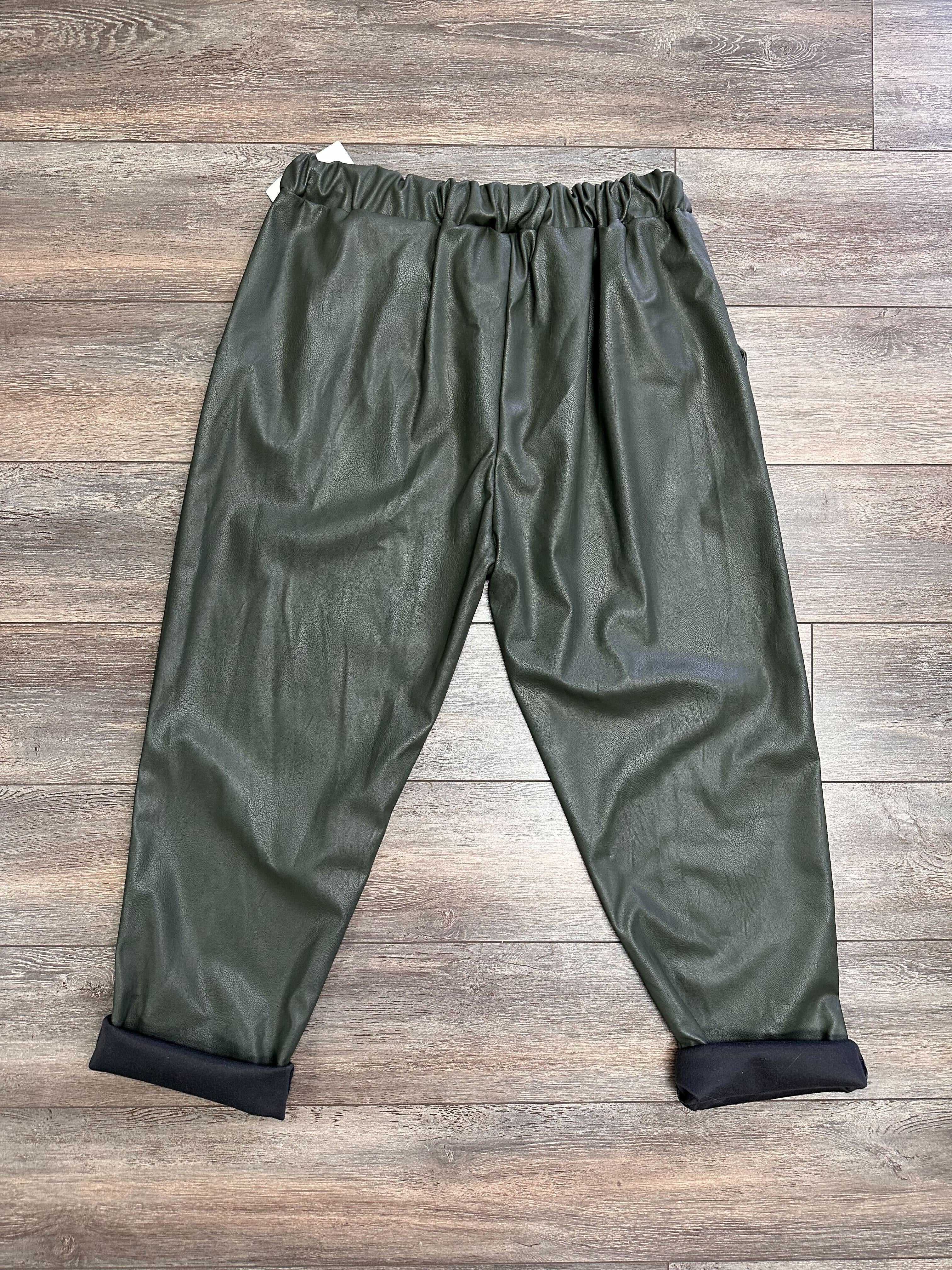 Nouveauté pantalon en cuir automne/hiver 2024-2025- BOUTIQUE SYLBELLE