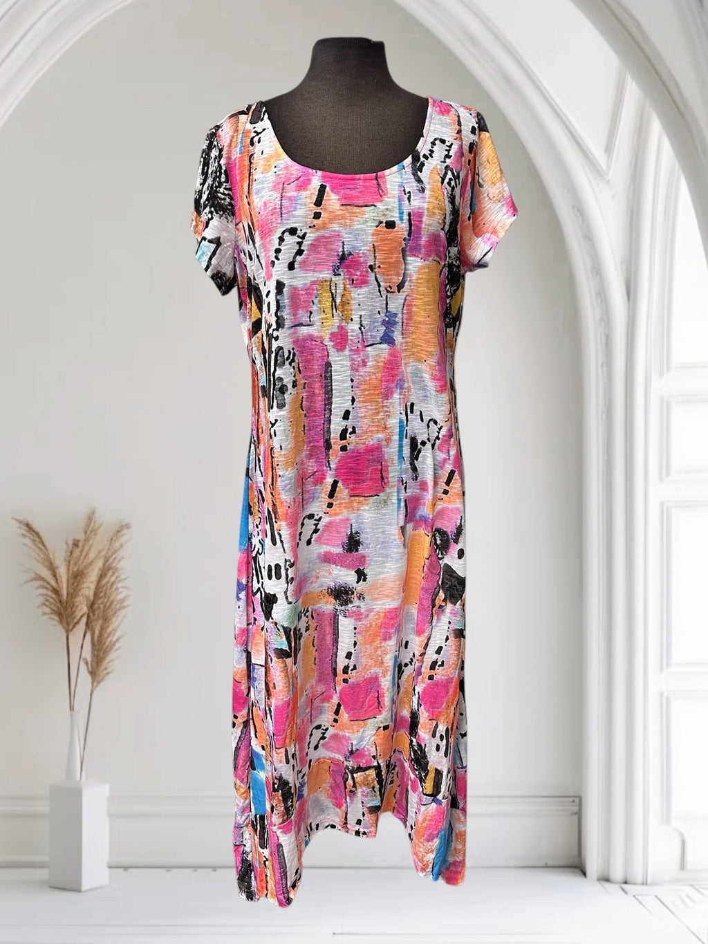 Robe à manches courtes Tango Mango