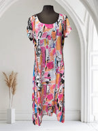 Robe à manches courtes Tango Mango