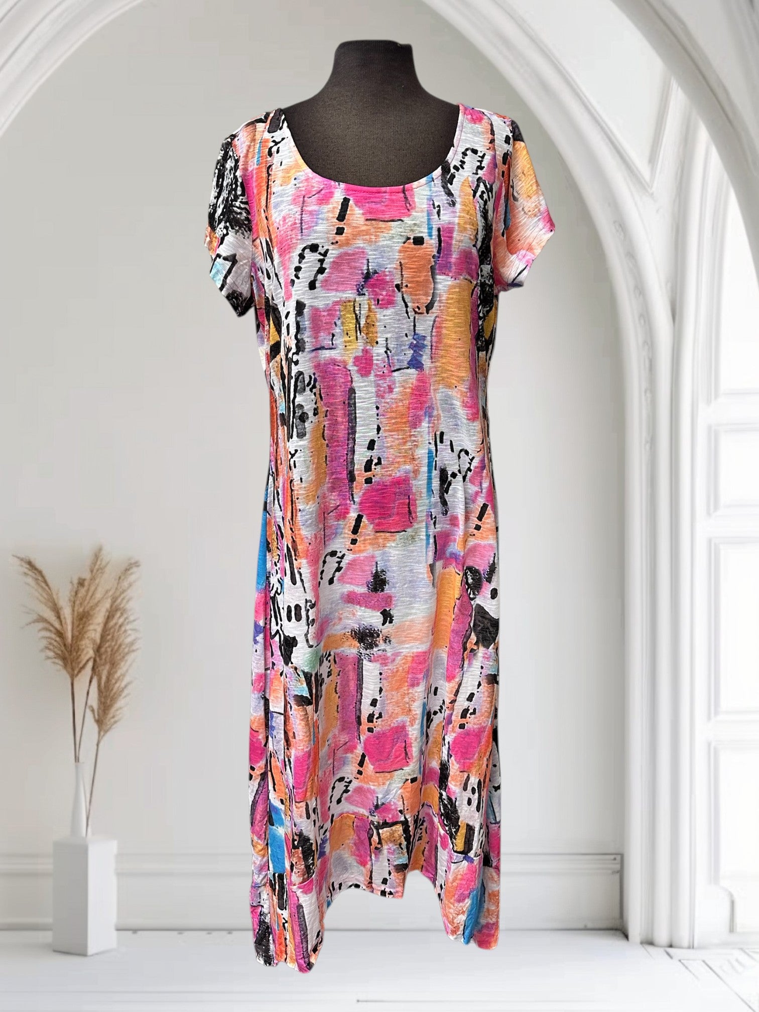 Robe à manches courtes Tango Mango