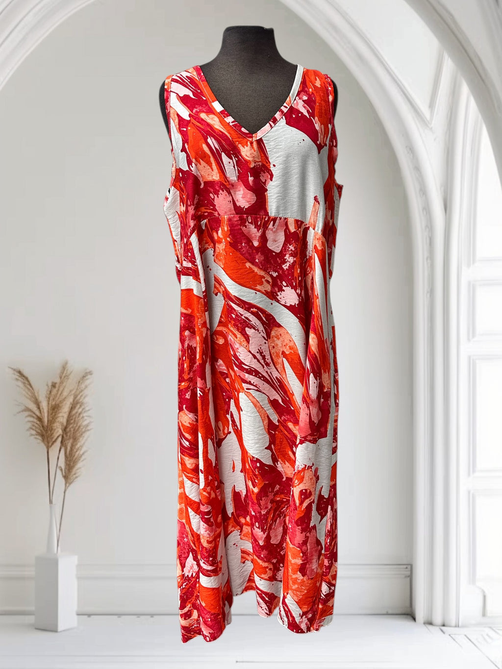 Robe longue sans manche