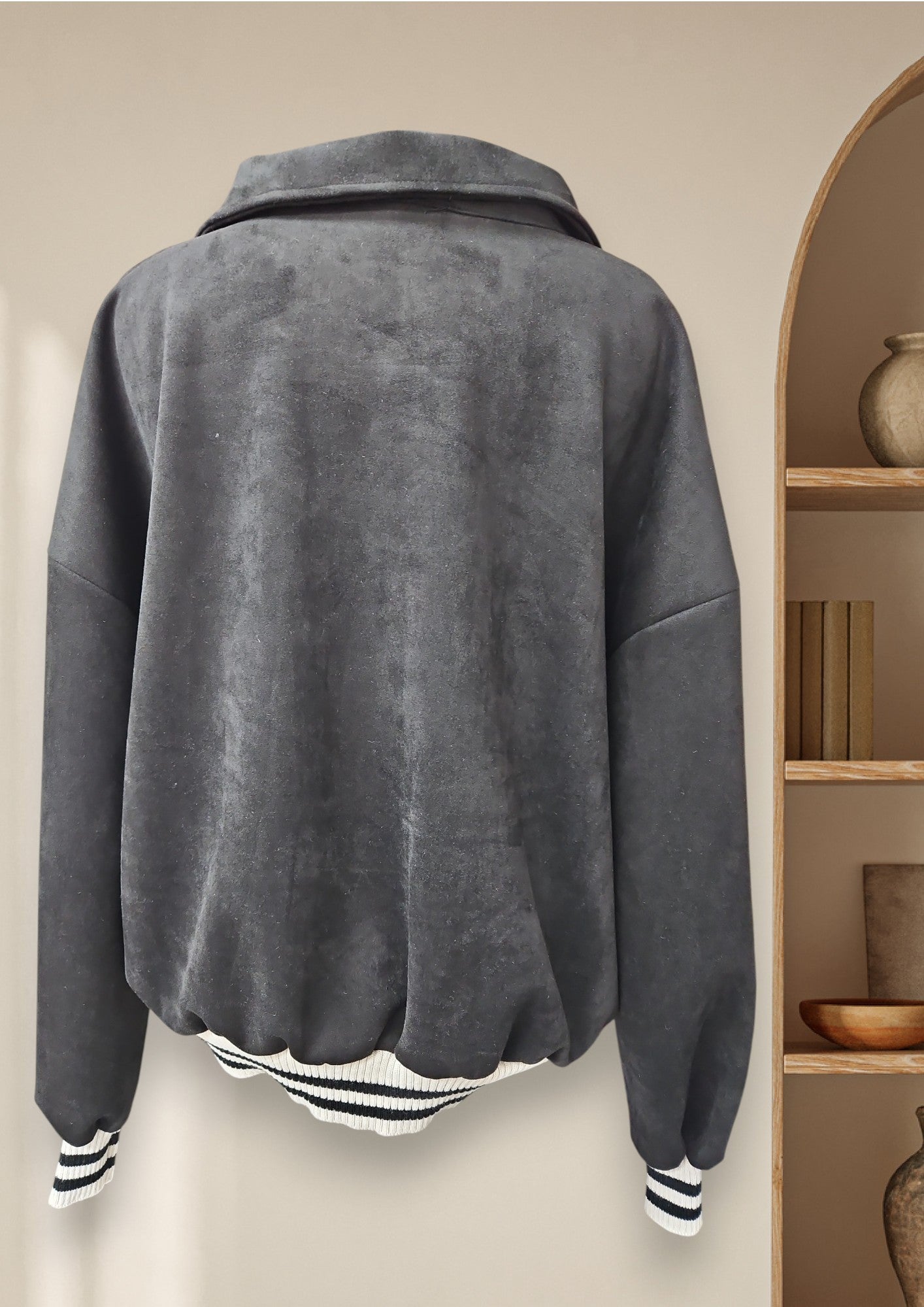 Manteau/veste en suède