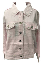 Veste en lin avec stud Tango Mango