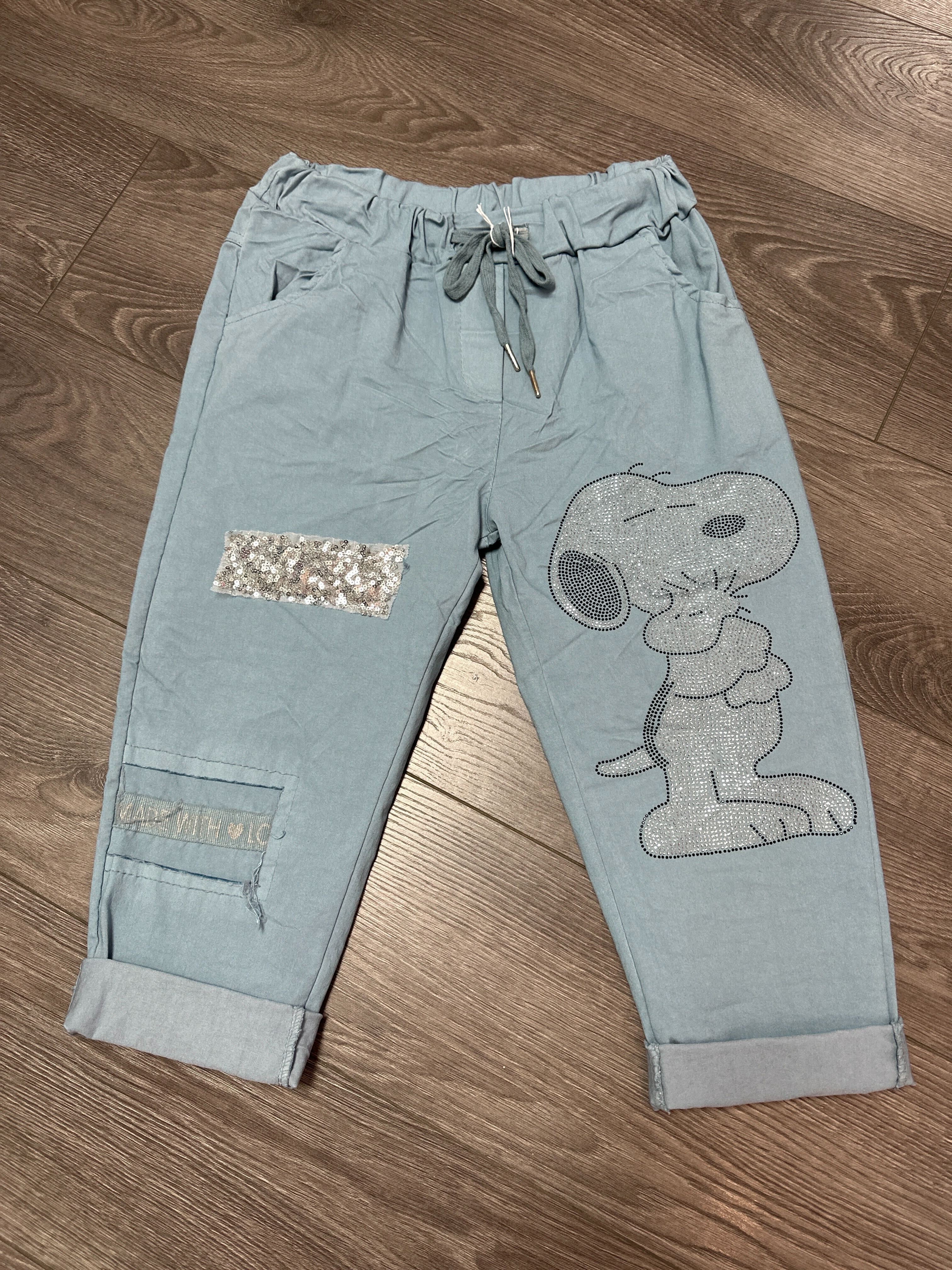 Nouveauté bermudas Snoopy printemps/été 2024-BOUTIQUE SYLBELLE