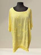 Chandail avec broderie de fleurs