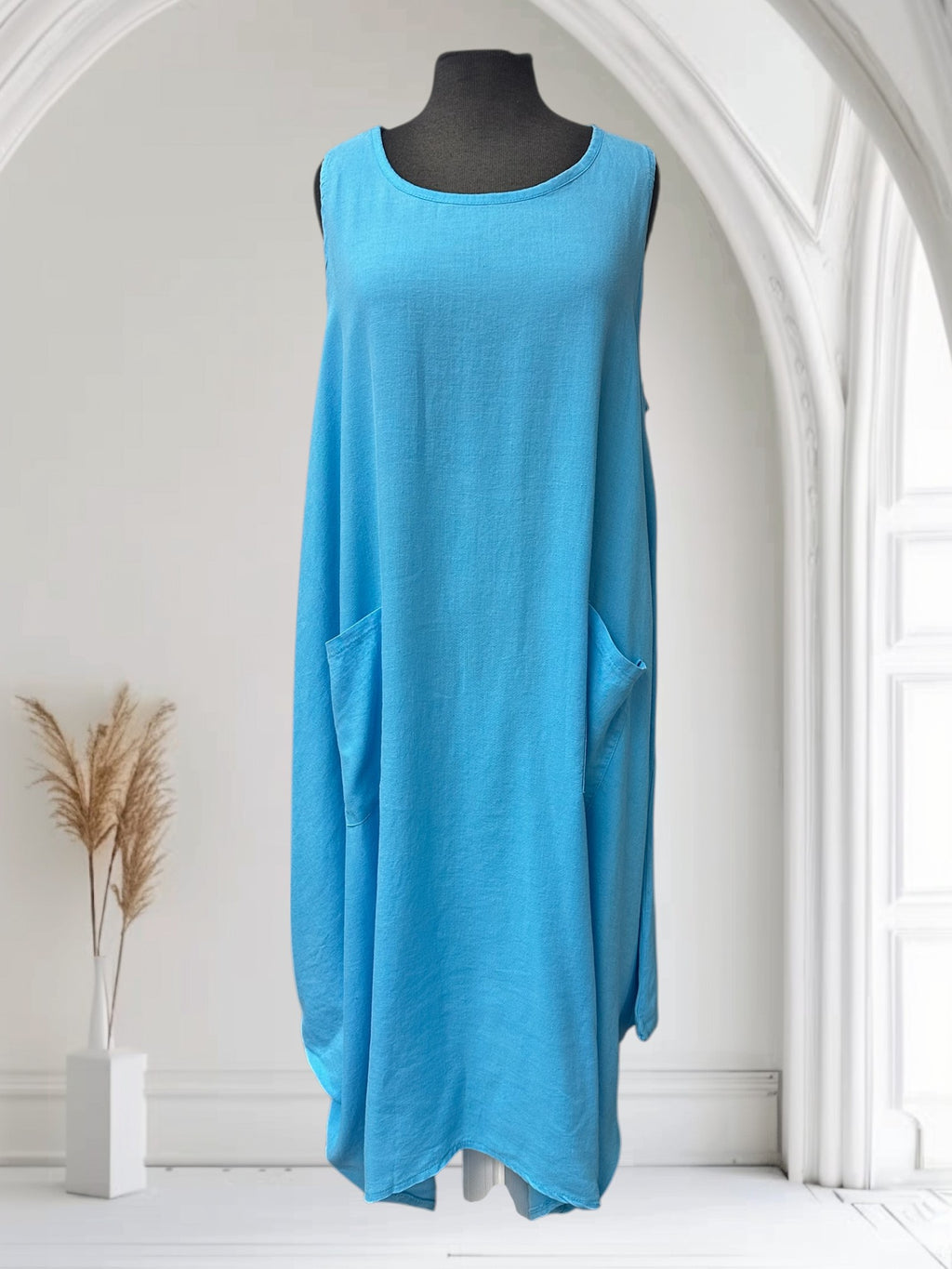 Robe longue sans manche