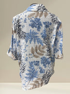 Blouse (motif feuillage)