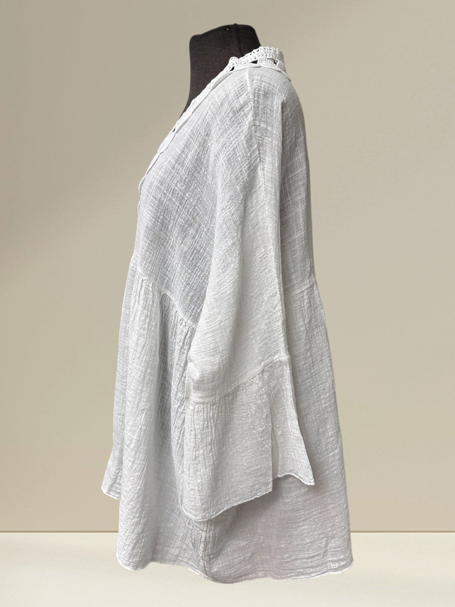 Blouse avec dentelle