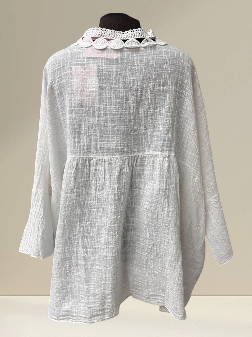 Blouse avec dentelle