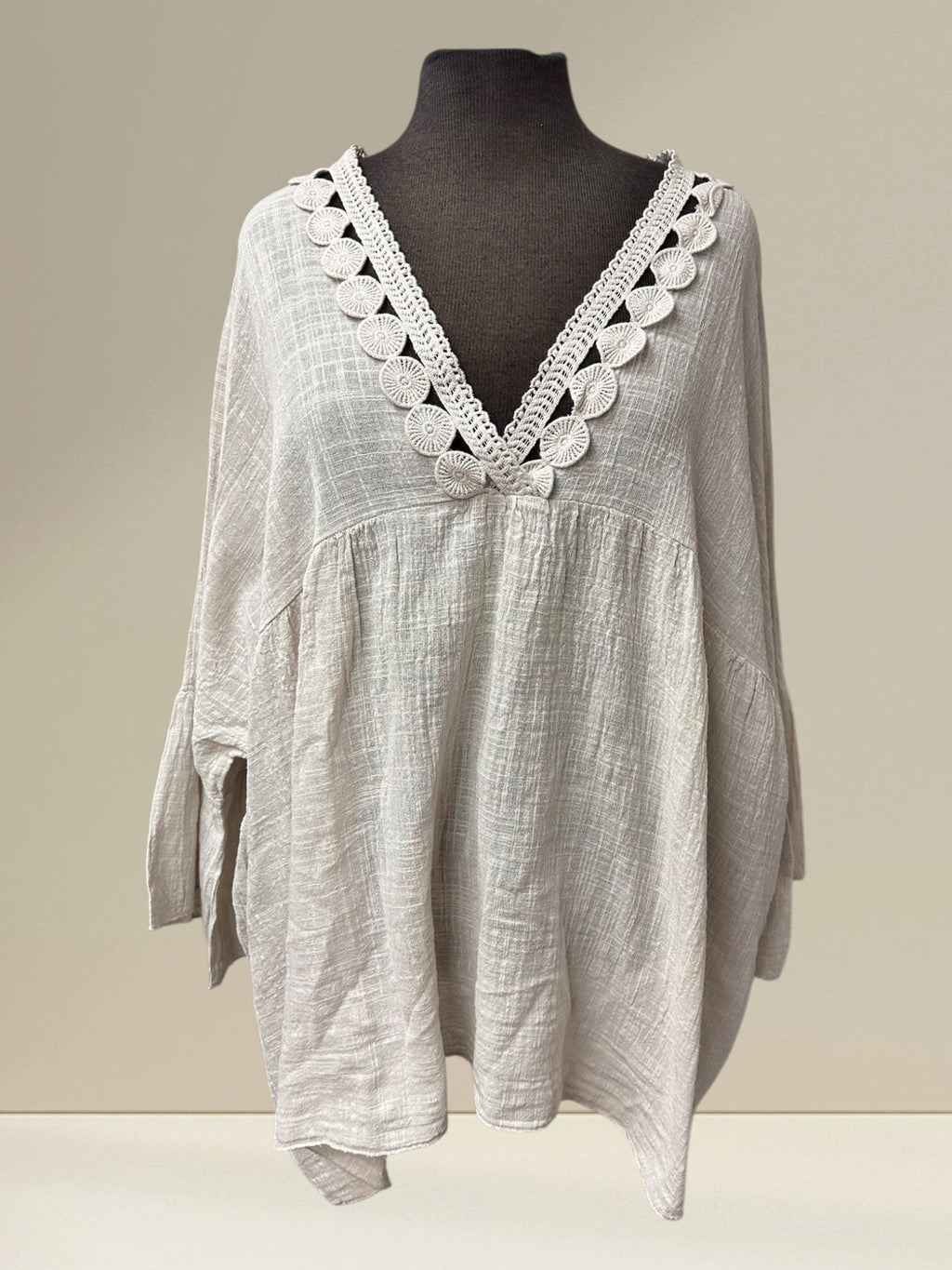 Blouse avec dentelle