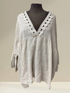 Blouse avec dentelle