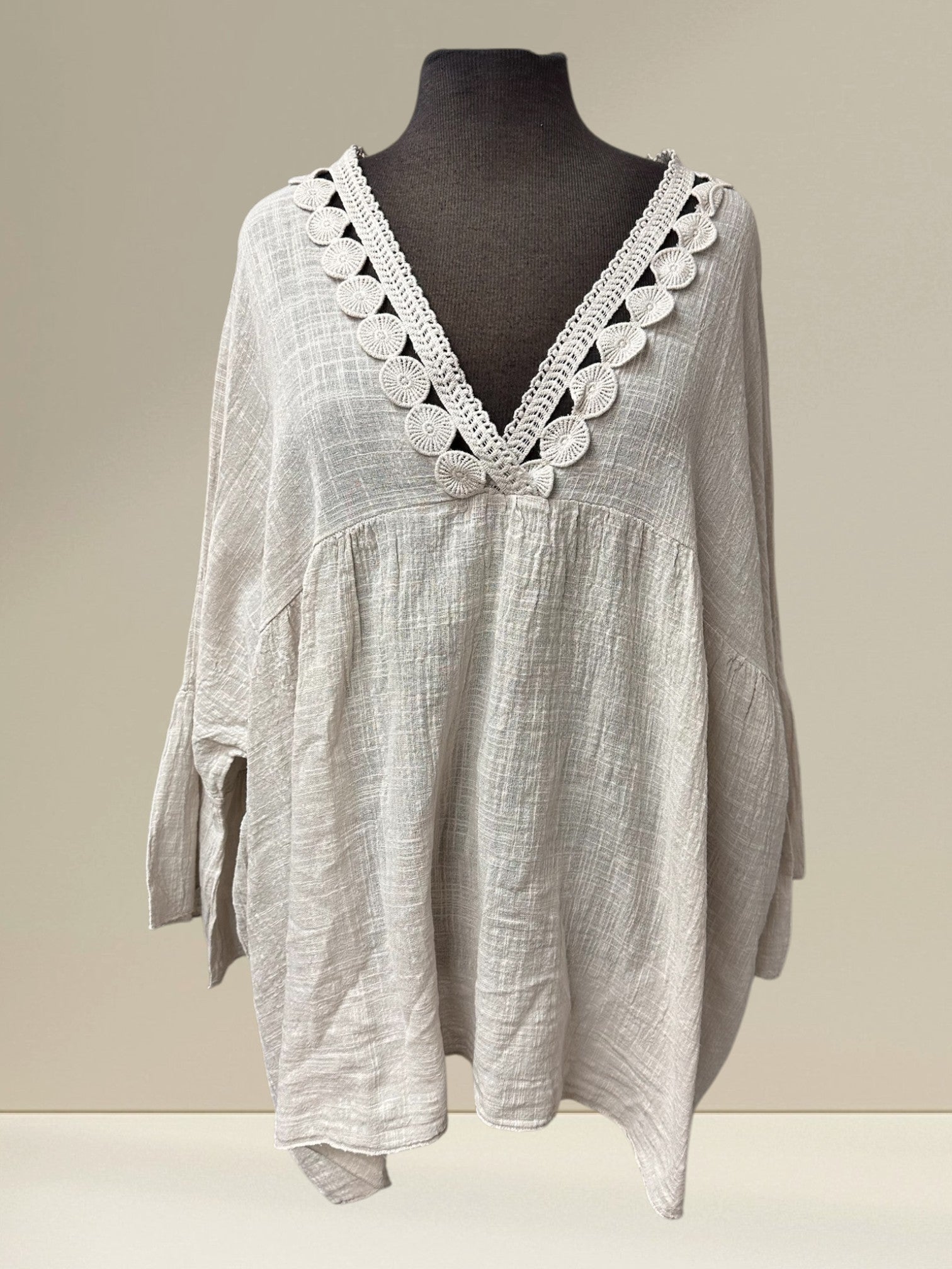 Blouse avec dentelle