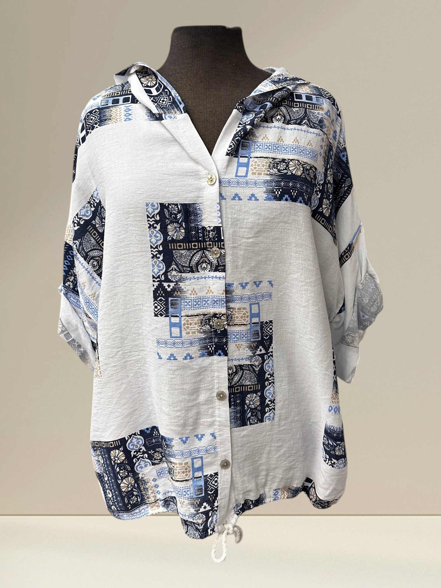 Blouse à capuchon