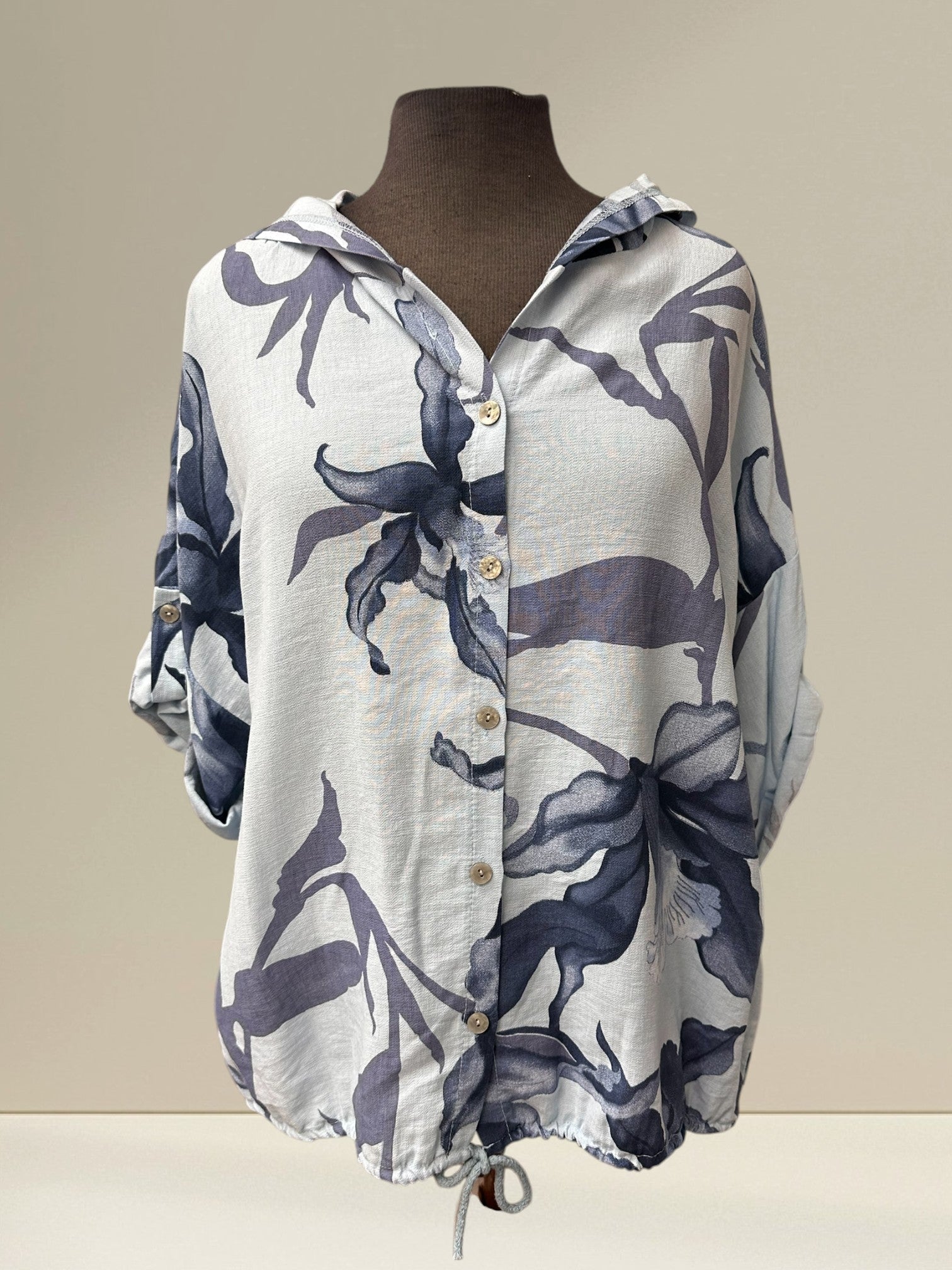 Blouse à capuchon