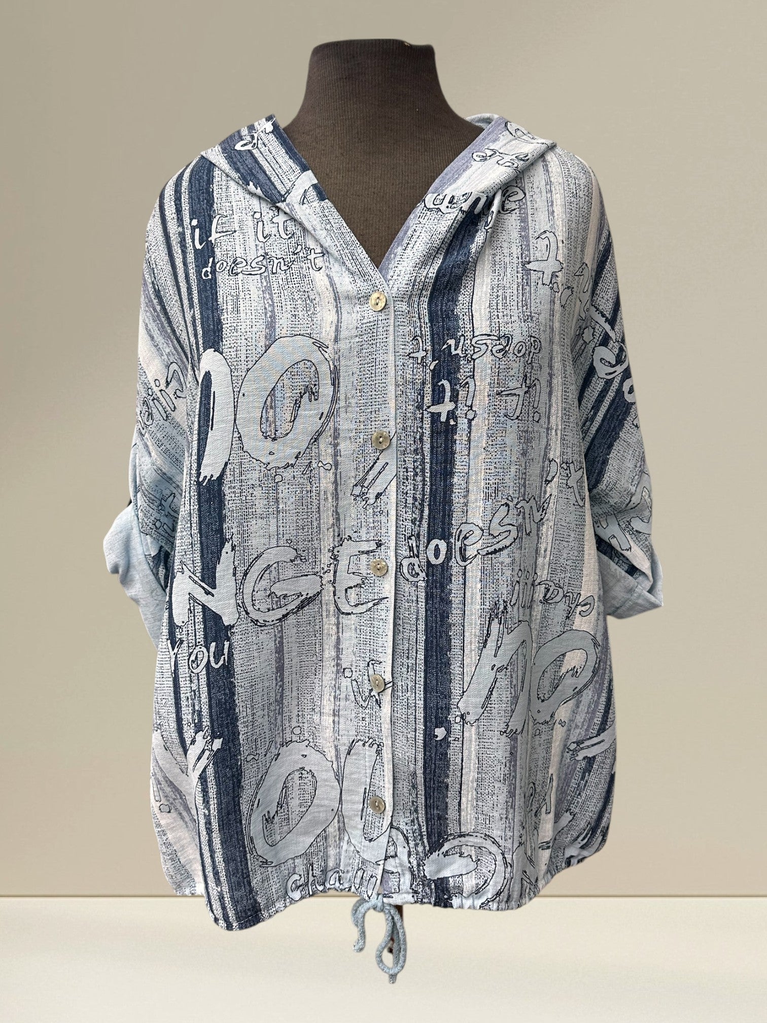 Blouse à capuchon