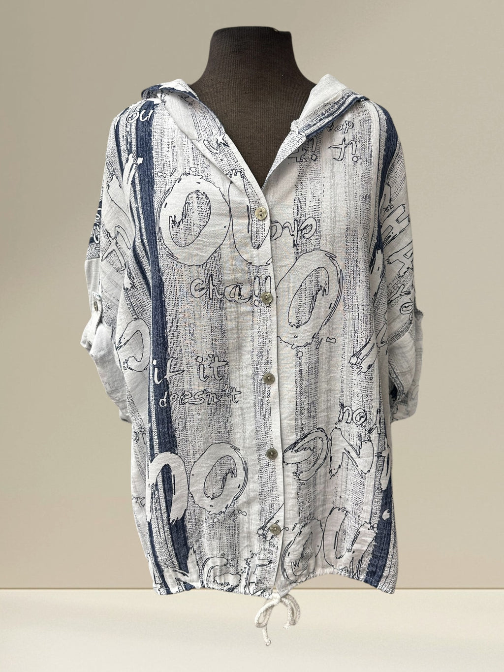 Blouse à capuchon