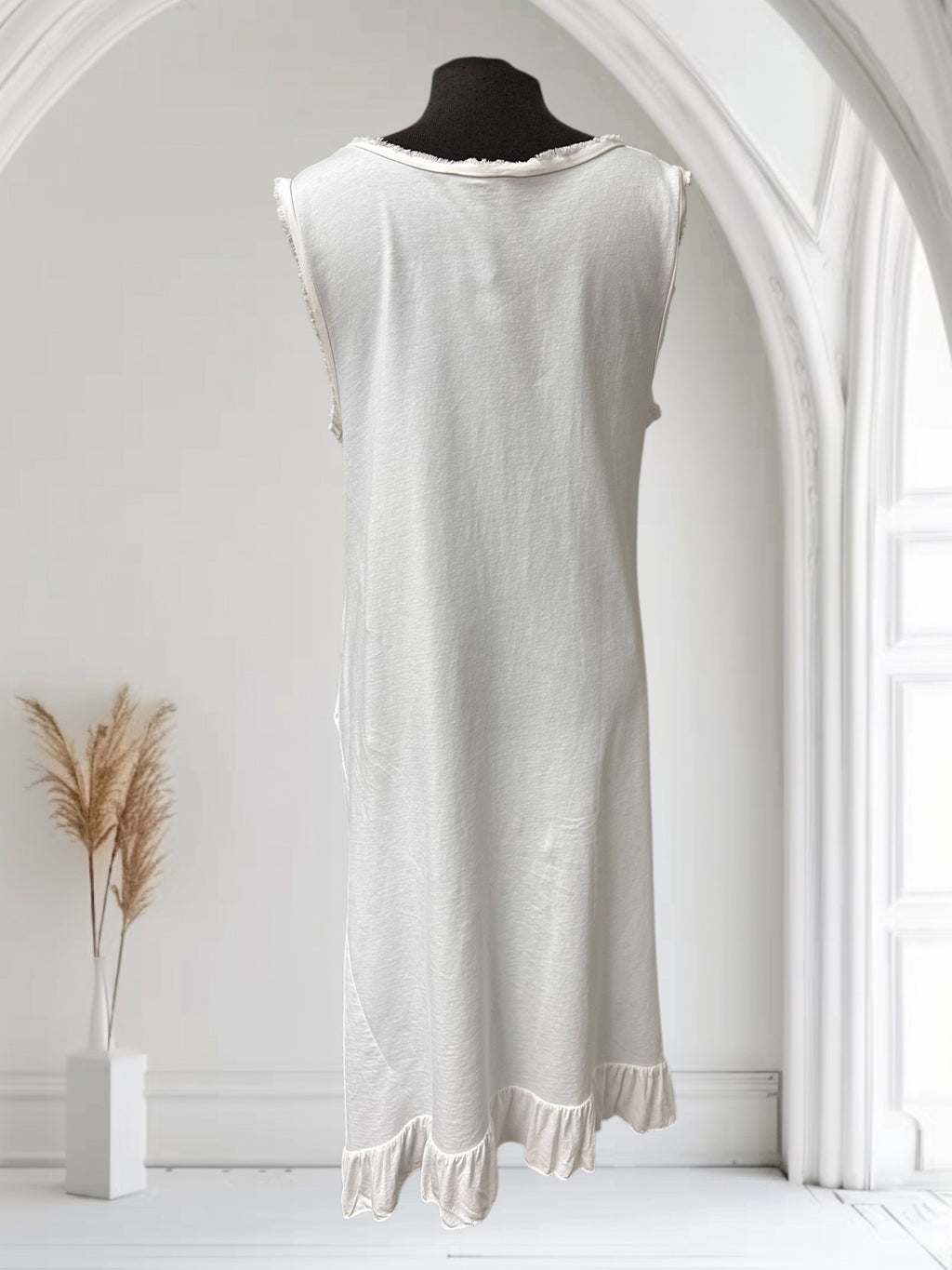 Robe sans manche (paillettes et léopard)