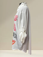 Blouse avec écriture