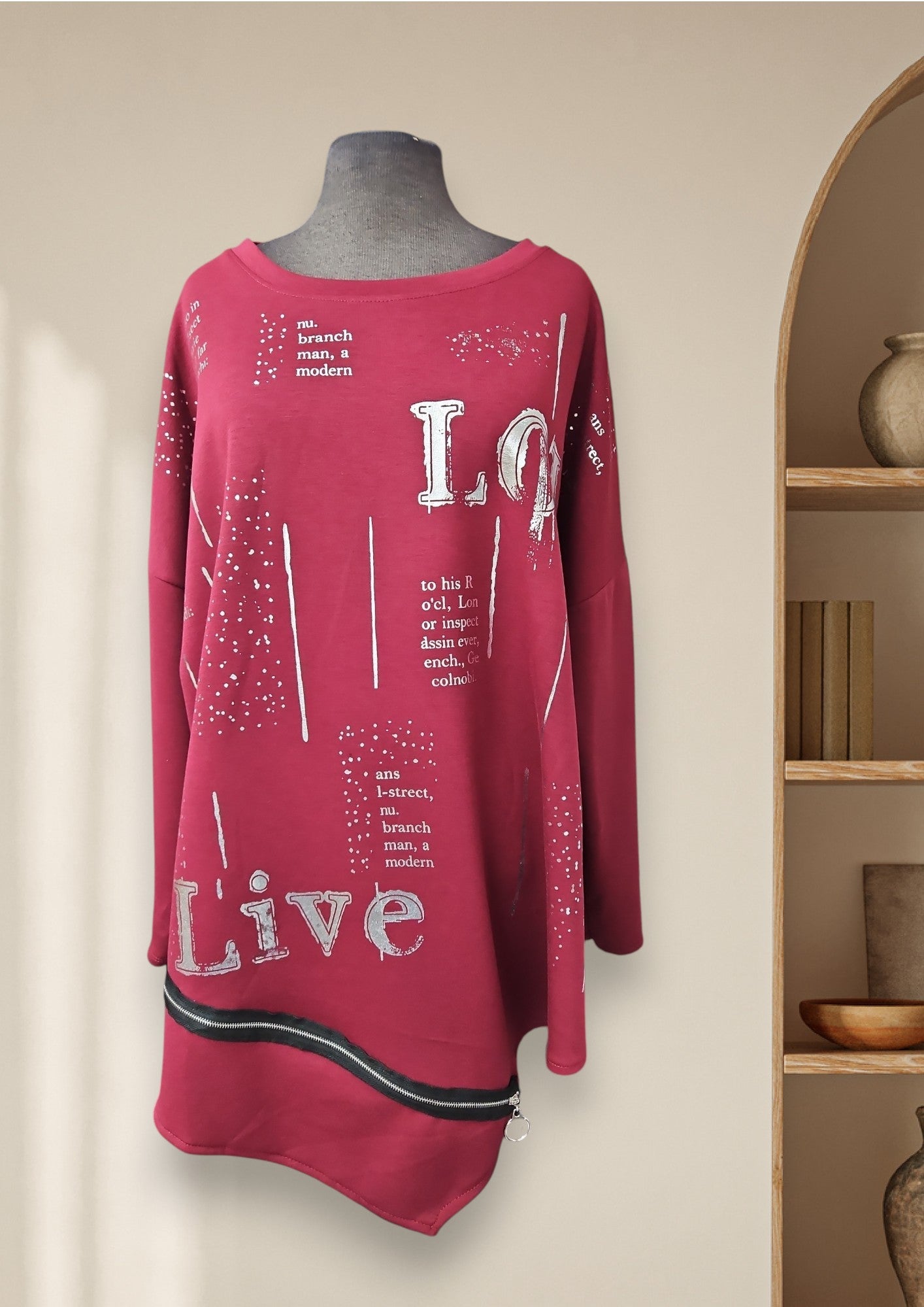 Chandail/tunique (Love, Live)