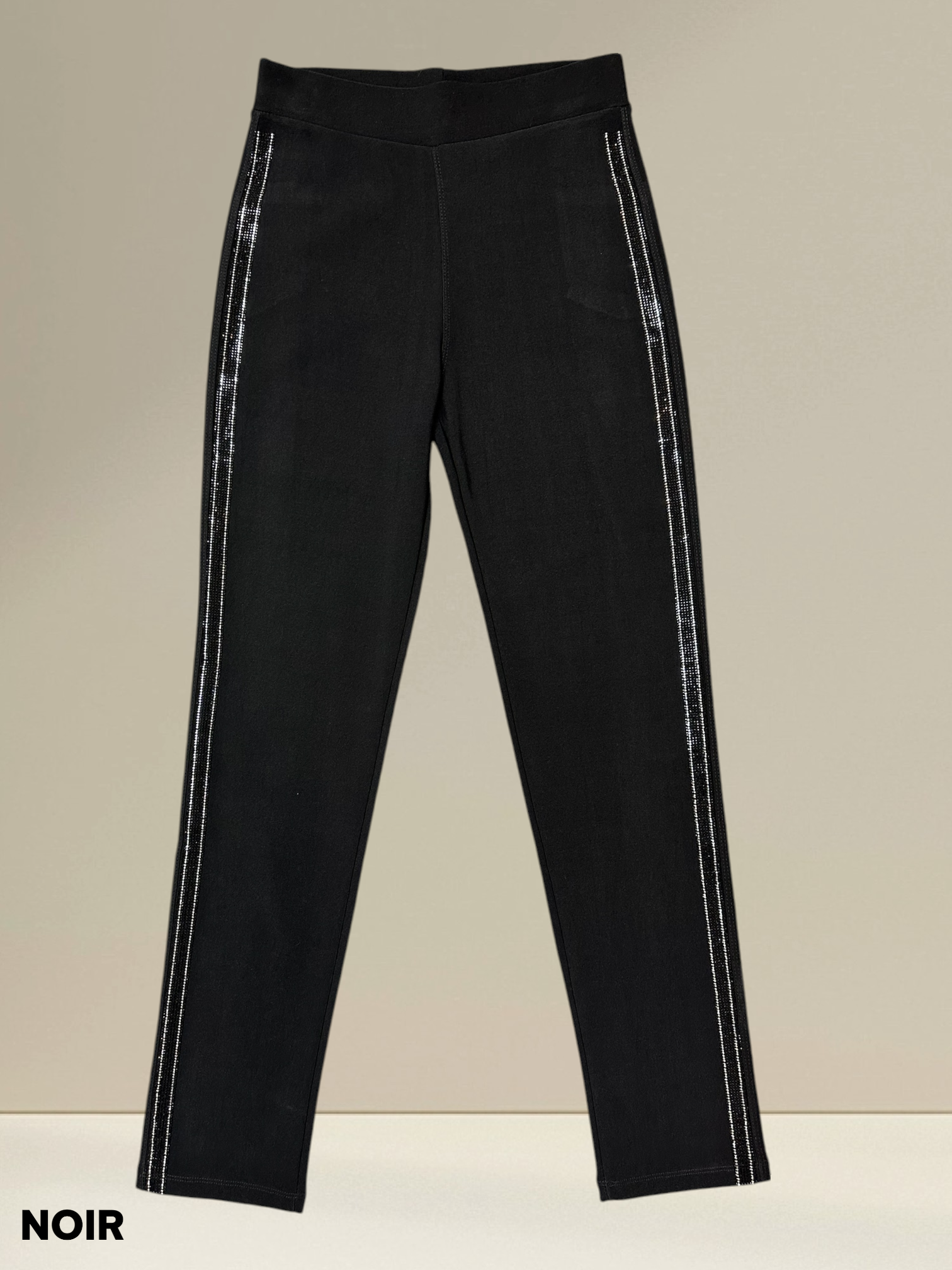 Pantalon (ligne de brillants sur le côté)