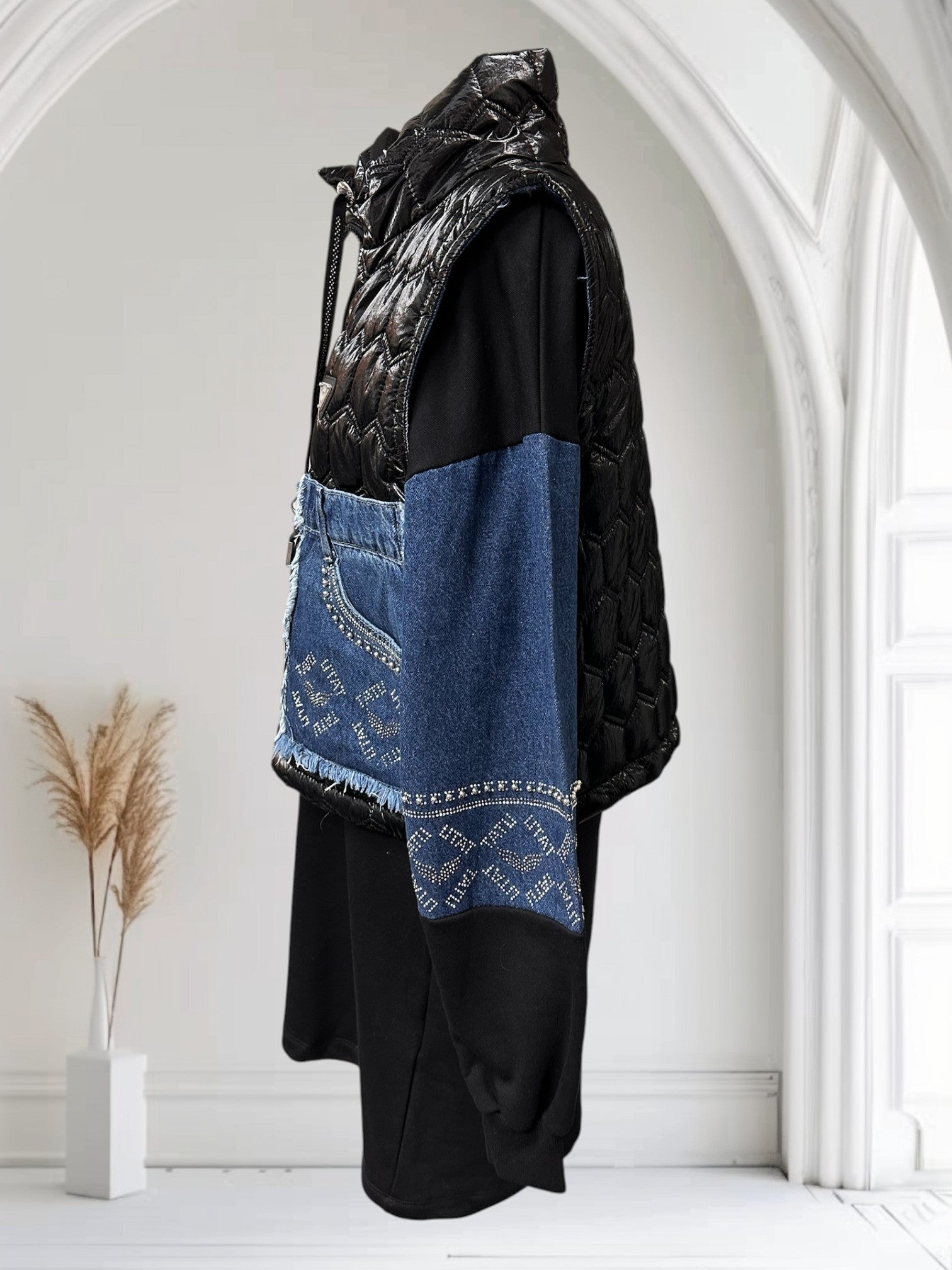 Ensemble tunique et veste sans manche