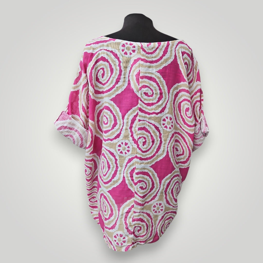 Blouse (motif spirales)