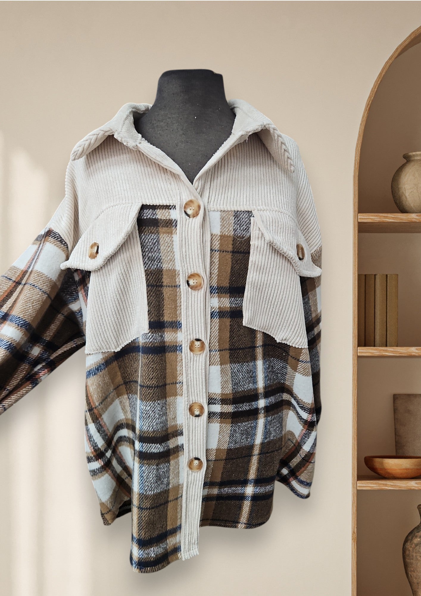 Chemise carreauté stylée
