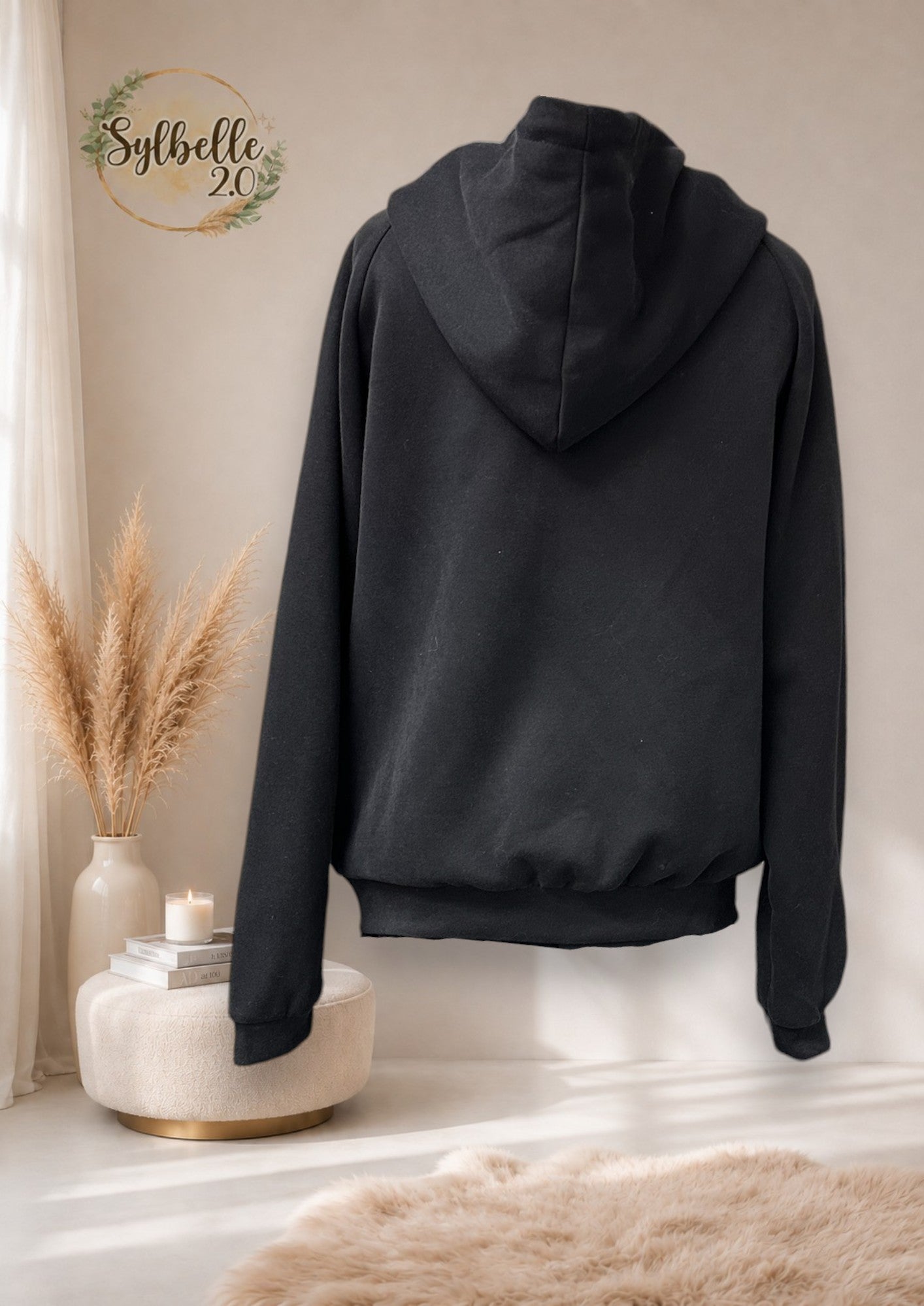 Veste en jeans et coton ouaté
