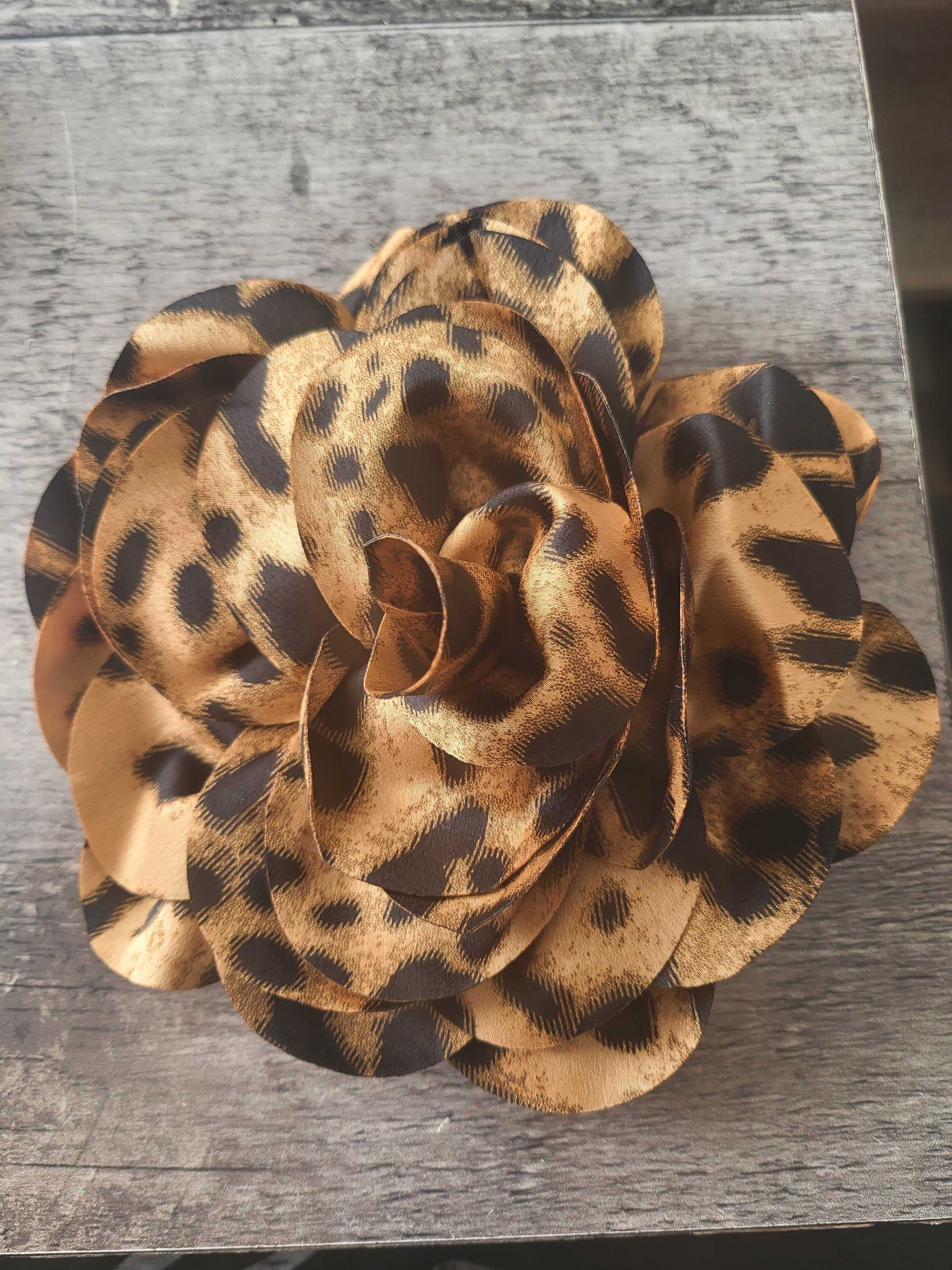 NOUVEAUTÉ BROCHE SATIN ÉPAIS FLEUR AUTOMNE 2024- BOUTIQUE SYLBELLE