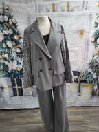 Nouveauté ensemble veston et pantalon automne/hiver 2024-2025- BOUTIQUE SYLBELLE