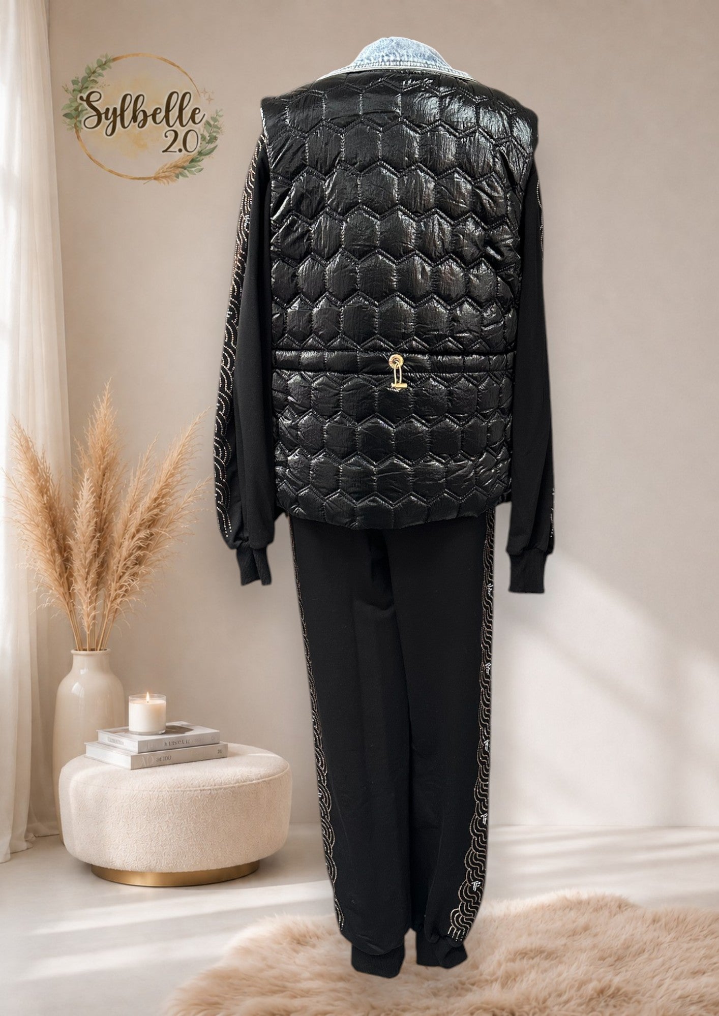 Ensemble 3 morceaux (avec veste sans manches)