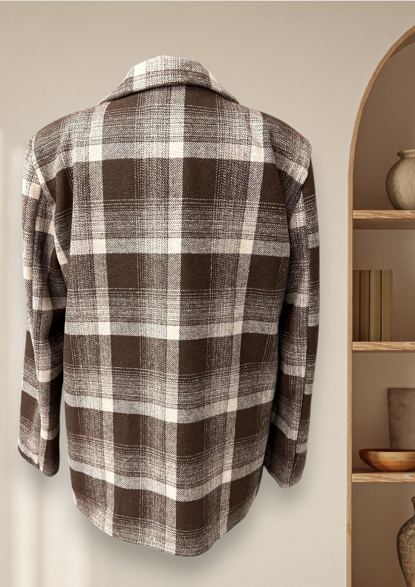 Manteau/veston carreauté
