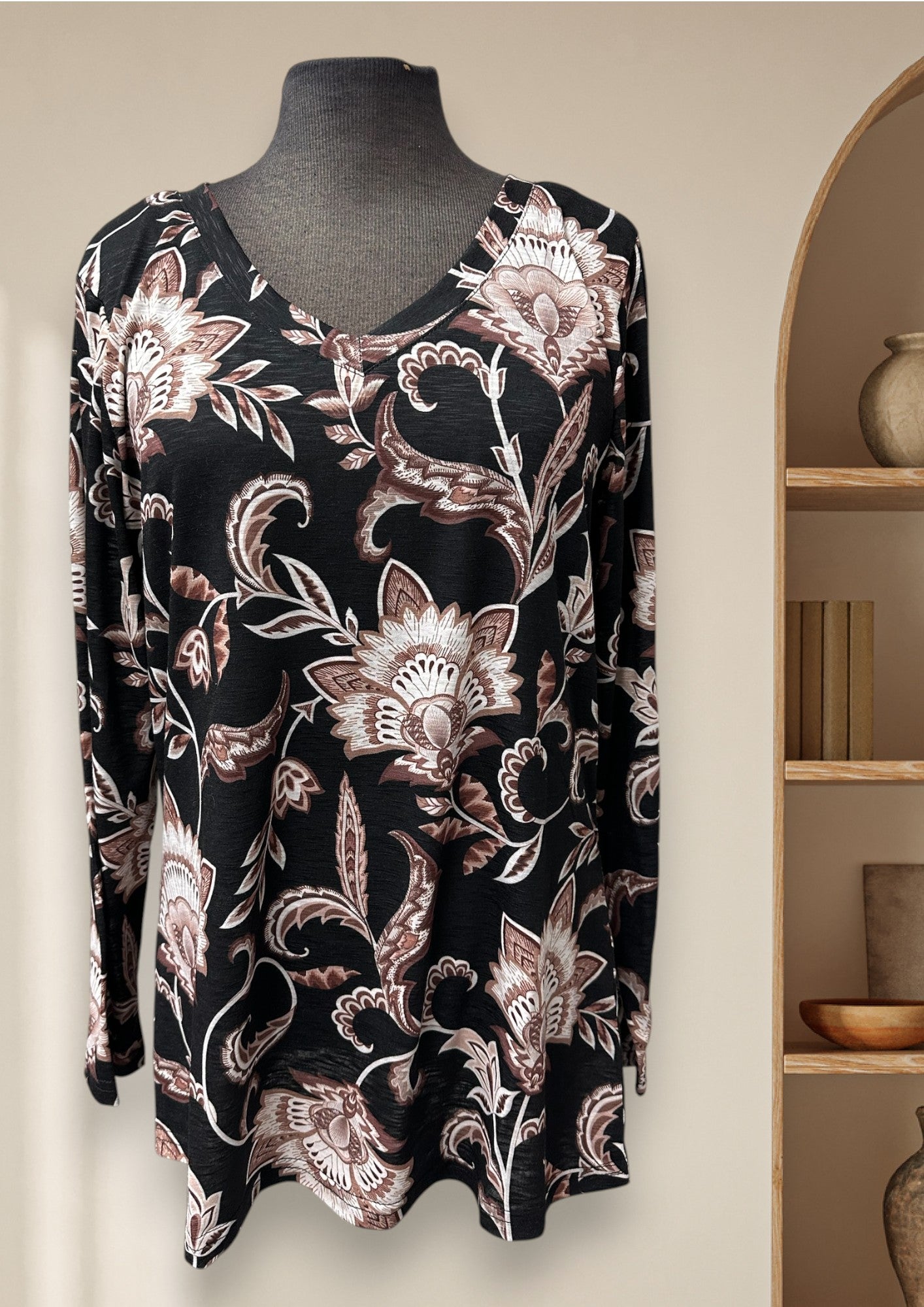 Chandail manches longues Tango Mango (fleuris)