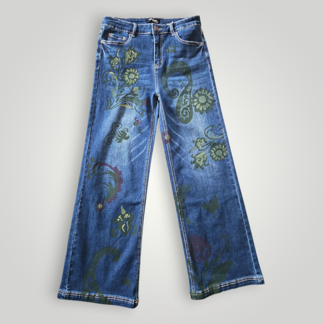 Jeans Orange Fashion Village (Imprimé Paisley)