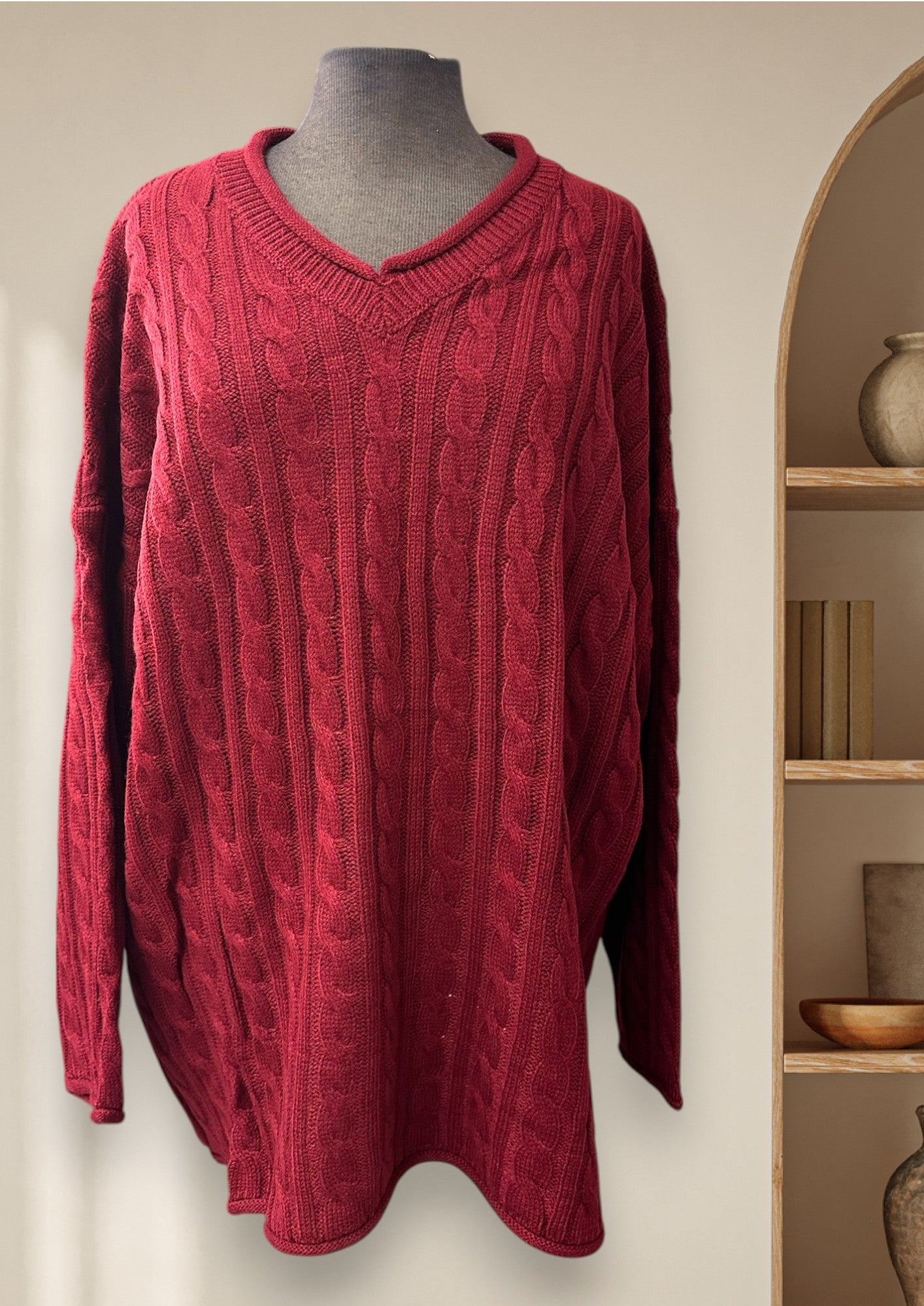 Chandail tricot (encolure en V)